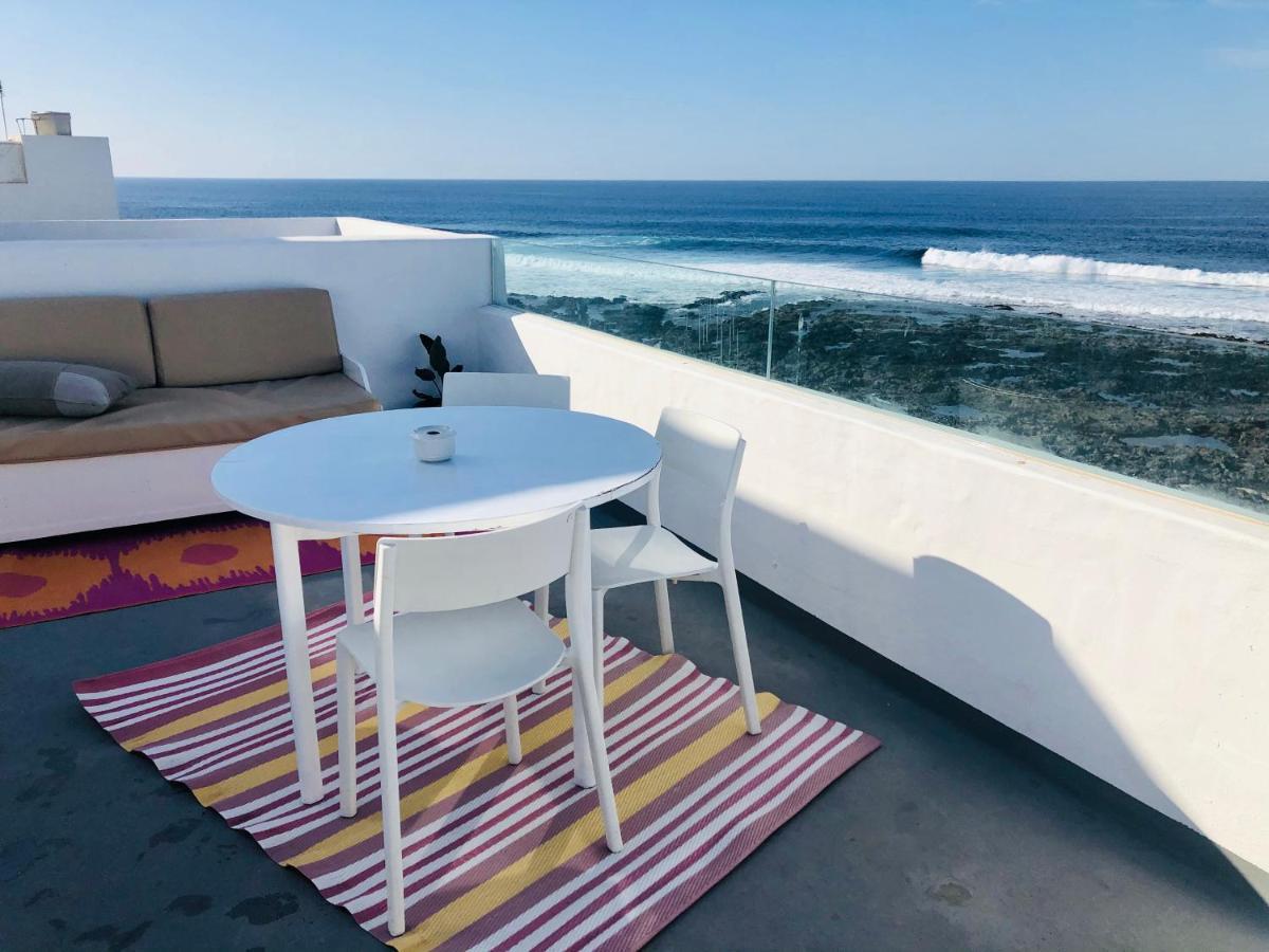 Casa Anclada En La Santa- 4 Apartamentos Frente Al Mar- 1ª Linea Solarium Barbacoa エクステリア 写真
